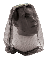 ON SITE SAFETY INSECT NETS ( BLACK) - LARGE TO FIT OVER WIDE BRIM HATS